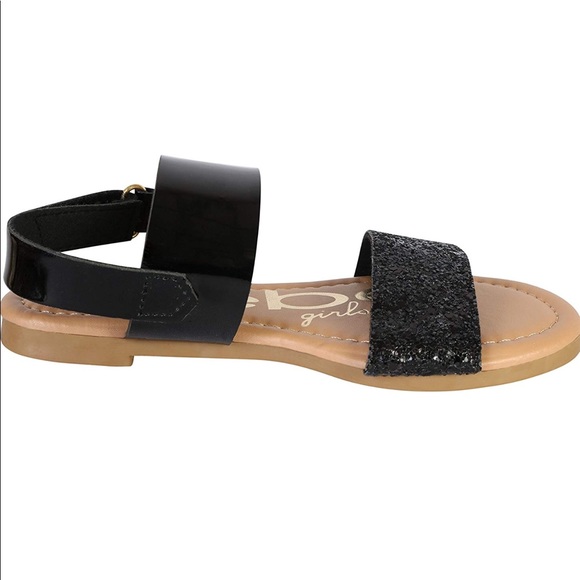 Bebe Sandals w/ Chunky Glitter Strap 3 Girls - Picture 6 of 8